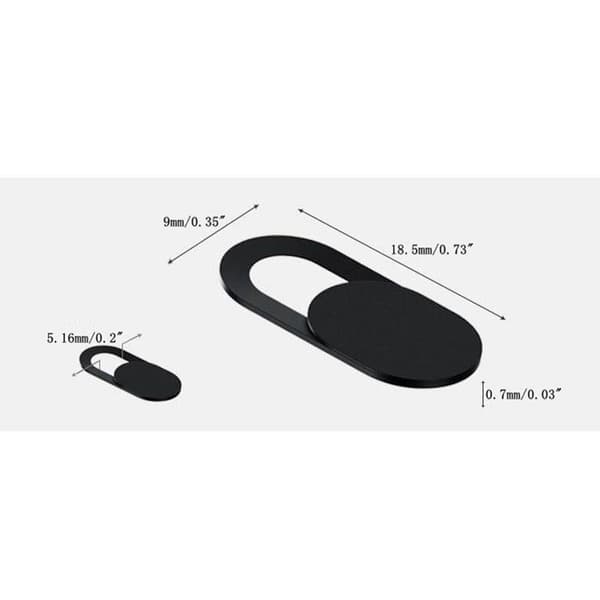 2-pak Webcam Beskyttelse - Webcam Privacy Cover Slider