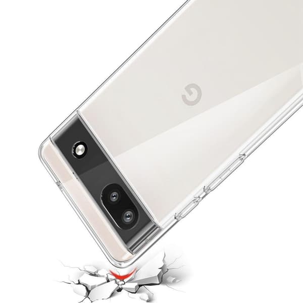 Google Pixel 8a:n Läpinäkyvä Pehmeä TPU-Suojus