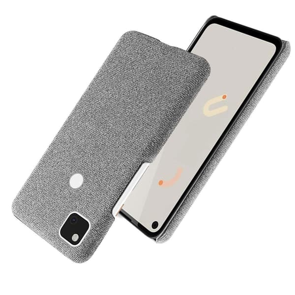 Google Pixel 4a 5g Tekstil Cover - Grå