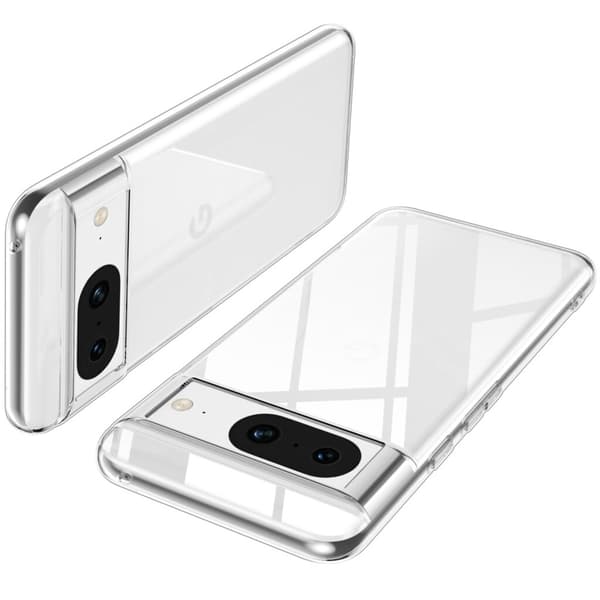 Google Pixel 8a:n Läpinäkyvä Pehmeä TPU-Suojus
