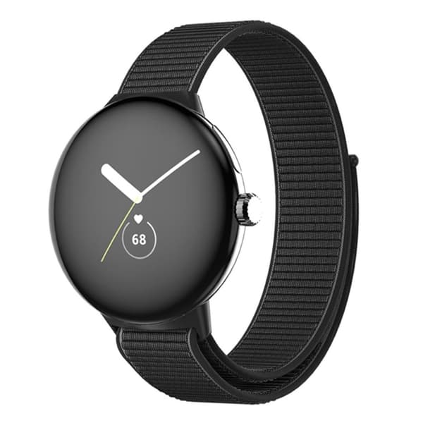 Google Pixel Watch Armbånd Sort Nylon