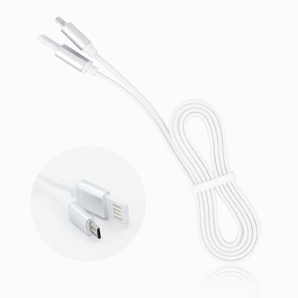 USB Kabel 1 Meter Platt Trasselfri Sladd