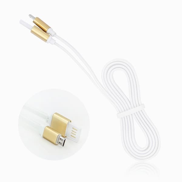 USB Kabel 1 Meter Platt Trasselfri Sladd