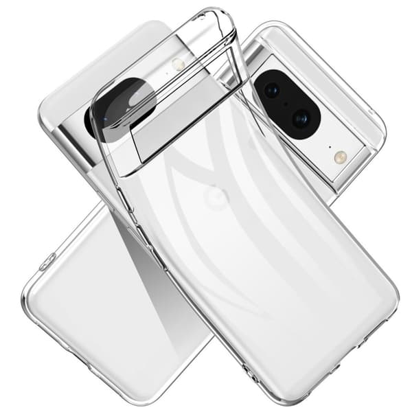 Google Pixel 8a:n Läpinäkyvä Pehmeä TPU-Suojus