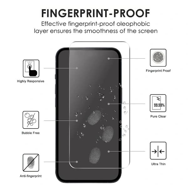 2-Pack Google Pixel 10 Härdat Glas Skärmskydd 0,3mm