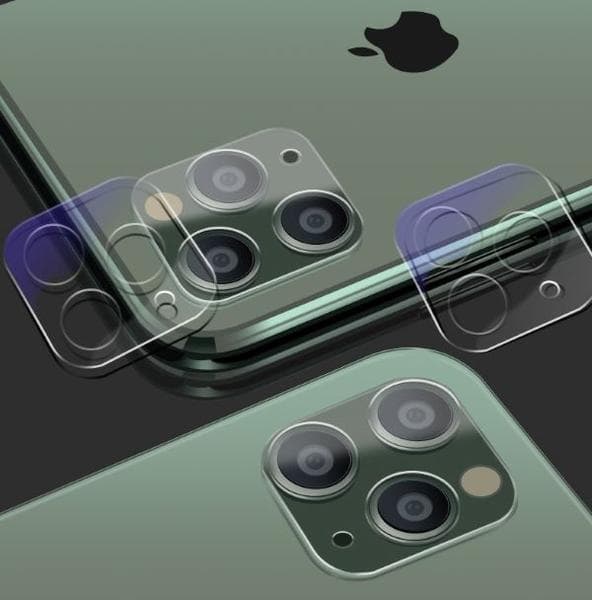 2-Pack iPhone 11 Pro Kamera Linsskydd Härdat Glas 0,2mm
