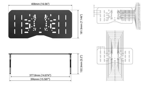 Trak Racer Universal Wheel Deck/Plate for Alpine Racing TRX
