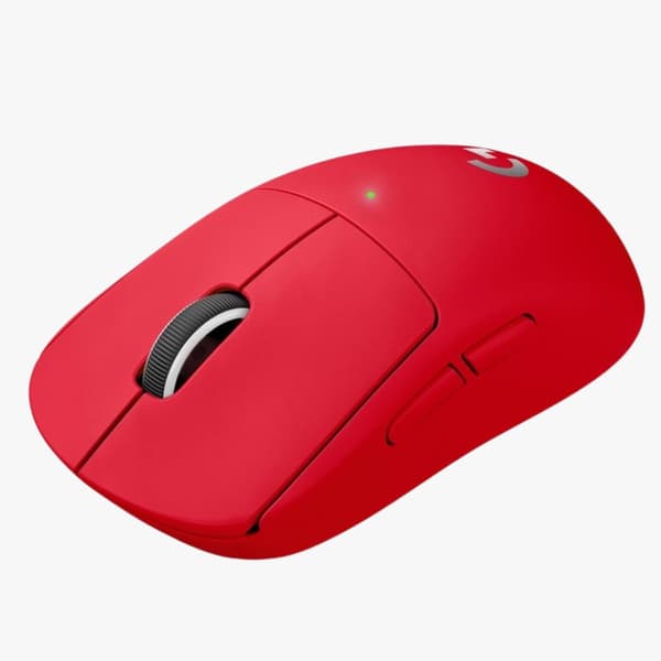 Logitech G PRO X Superlight Trådløs Gaming Mus, Rød