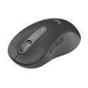 Logitech Signature M650 L Wireless Mouse - Quiet Large Size, Bluetooth, Programmable Buttons - Graphite