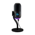 Gaming Microphone - LOGITECH G - YETI GX - Streaming - Dynamic RGB with LIGHTSYNC - For PC/MAC - Black
