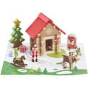 Santa's Cabin - Construction Game - JEUJURA - 60 pieces