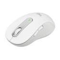 Logitech Signature M650 L Wireless Mouse - Silent Large Size, Bluetooth, Programmable Buttons - White