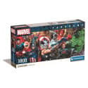 CLEMENTONI - Compact 1000 pieces Panorama - Marvel, The Avengers