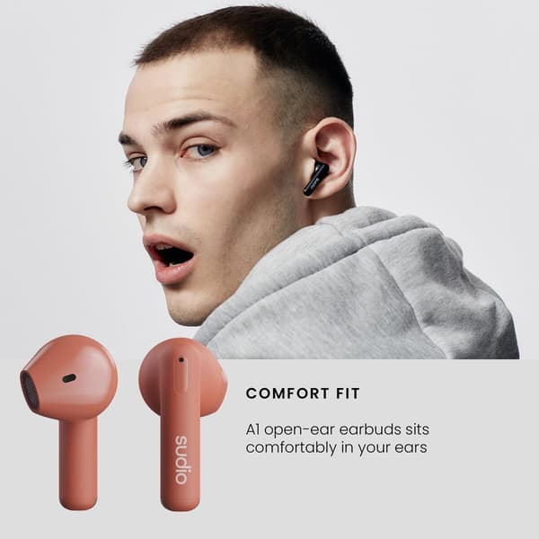 Bluetooth-hodetelefoner Sudio A1 True Wireless Oransje