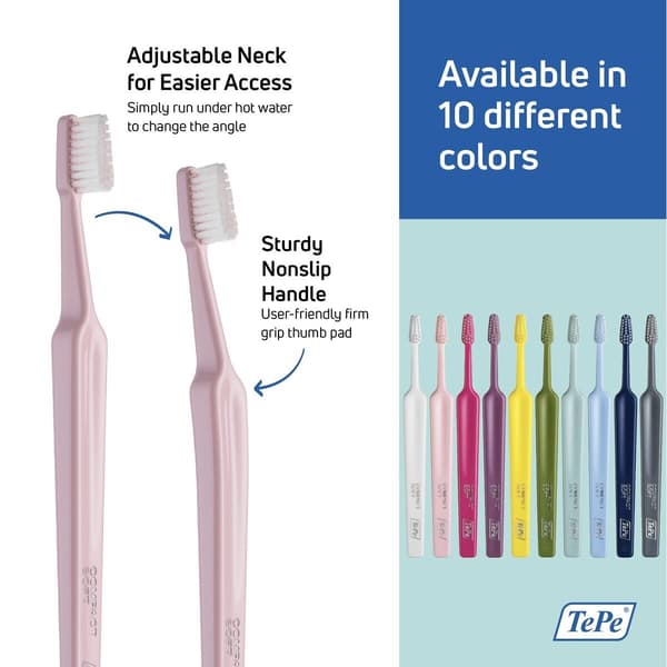 Tannbørste Tepe Compact Soft Lyse Rosa
