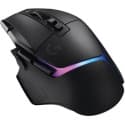 Logitech - G502 x plus lightspeed mouse gaming rvb wireless - hybrid buttons LightForce, Gaming Hero 25k - Black sensor