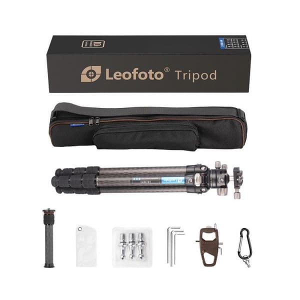 LEOFOTO Ranger LS-324C Stativ + LH-40 Kulhuvud