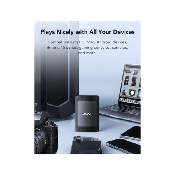 LEXAR Bärbar hårddisk SL500M Magnetic-Set SSD 1To