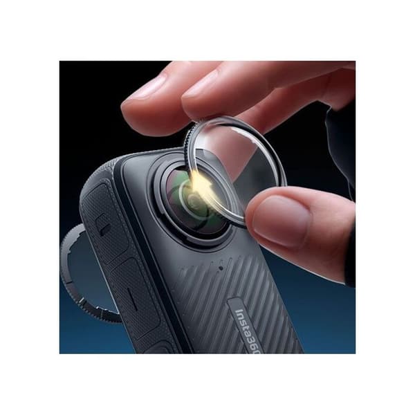 Objektivskydd - Insta360 - X4 - Härdat glas - Robust - Lätt att applicera