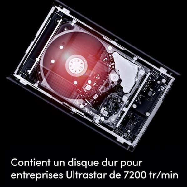 Extern hårddisk - G-DRIVE - G-DRIVE PRO - 12 To - USB 3.0 - Svart