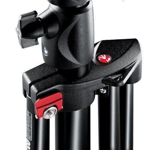 Manfrotto 1004BAC-3 Stativ Svart - 4-Delar - Aluminium