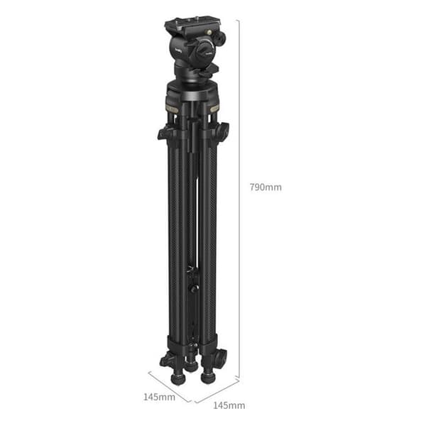 SMALLRIG 4685 Videostativ Lightweight Kit AD-50 Kolfiber