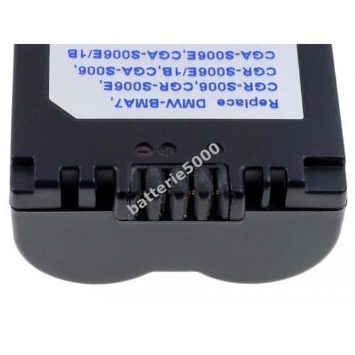 Batteri - Powery - CGR-S006E - 7,2V - 710mAh - Li-Ion - Blå