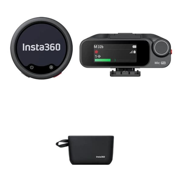 INSTA360 Mic Pro 1 TX + 1 RX - Svart