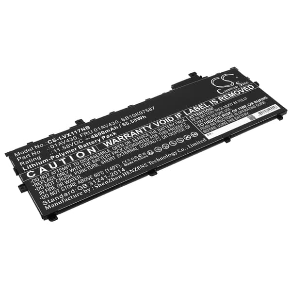 Batteri til bærbar computer, Lenovo ThinkPad X1 Carbon 2017 m.fl. / batteri / celle