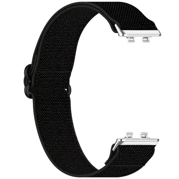 Elastisk urrem i nylon til Huawei Band 11 Pro – Svart / Nylonrem / Elastisk rem