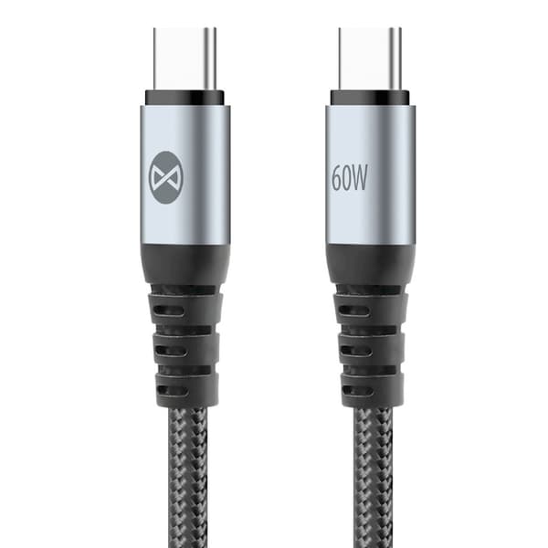 Forever Flettet USB-kabel USB-C til USB-C 1m 60W