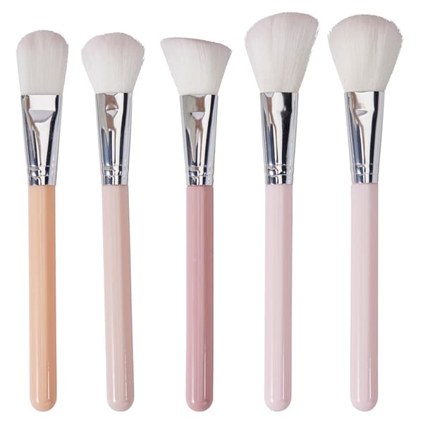 Makeupbørster, 17 dele, med makeup-svampe / Makeup-sæt / Makeupbørstesæt