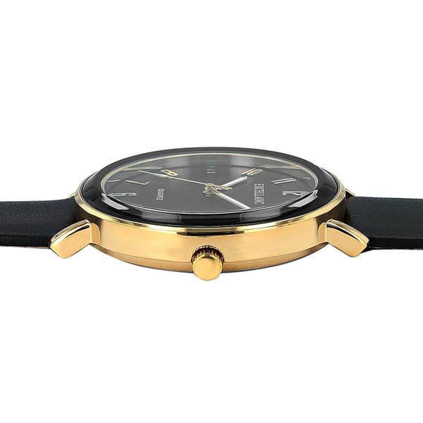 Excellanc Dameur med kunstlæderrem / Armbåndsur / Ur – Sort/guld