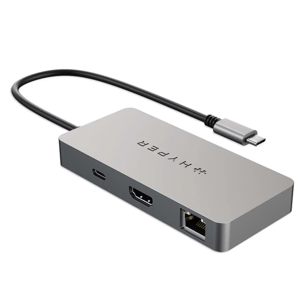 HyperDrive 5-Port USB-C Hub / USB-C Hub / Chromebook USB-C Adapter