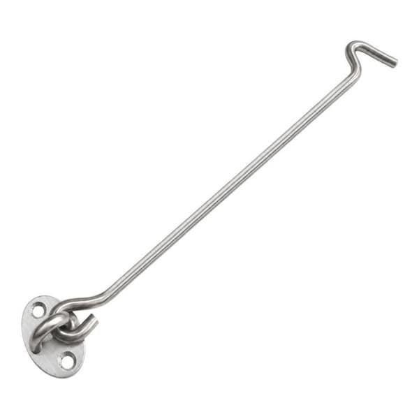 Vindues- og dørkrog i rustfrit stål, 25 cm – Sølv / Dørkrog / Vindueskrog
