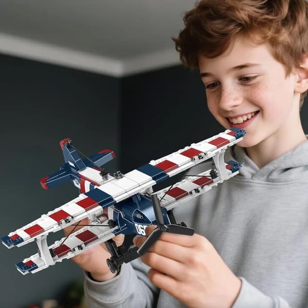Mould King 24066 flysæt / flysæt / dobbeltdækkermodel