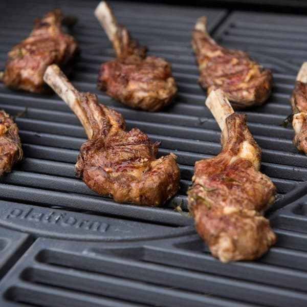 Mustang rund støbejernsrist Ø29 cm / grillrist til Sapphire multigrill-system – Sort