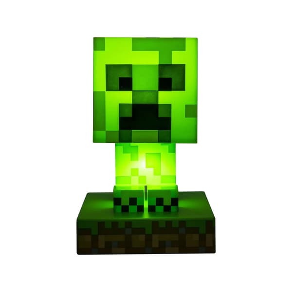 Paladone Icon Minecraft Creeper / Minecraft Creeper-lampe / Creeper-natlys