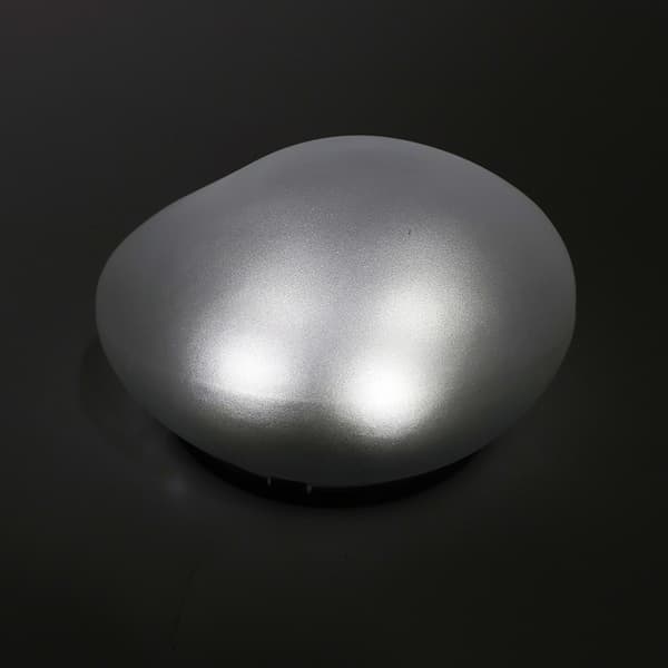 LED-solcellelampe sten kold hvid / solcellebelysning til haven / udendørs lampe IP65