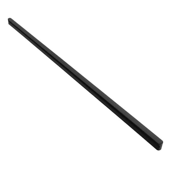 Aluminiumsgreb til garderobedør, 34 cm – Svart / Møbelgreb / Skabsgreb