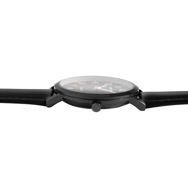 Excellanc herreur med kunstlæderrem / armbåndsur – sort