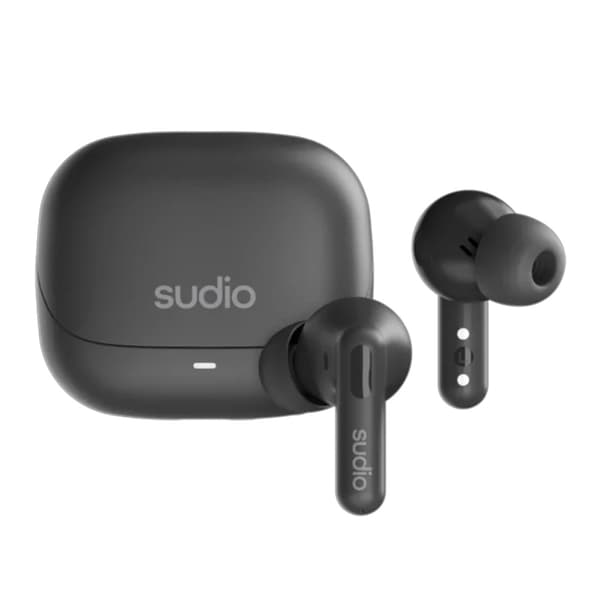 Sudio C8 true wireless in-ear-høretelefoner / earbuds med ANC og Bluetooth 5.4 – Sort