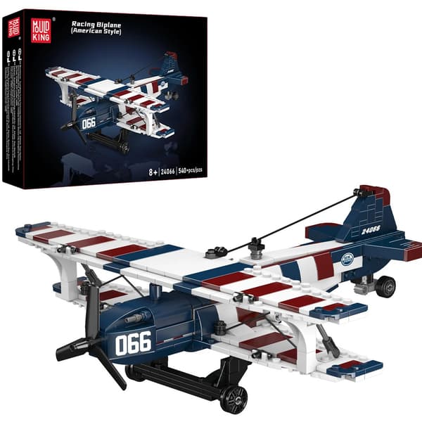 Mould King 24066 flysæt / flysæt / dobbeltdækkermodel