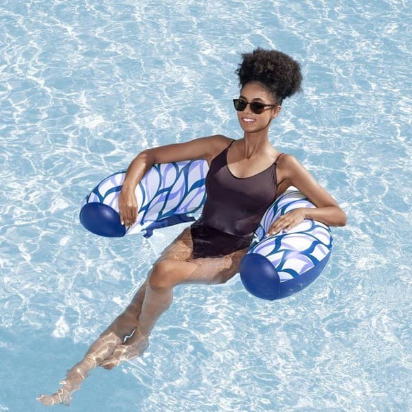 Bestway nudelstol til poolen / oppustelig poolstol med netsæde