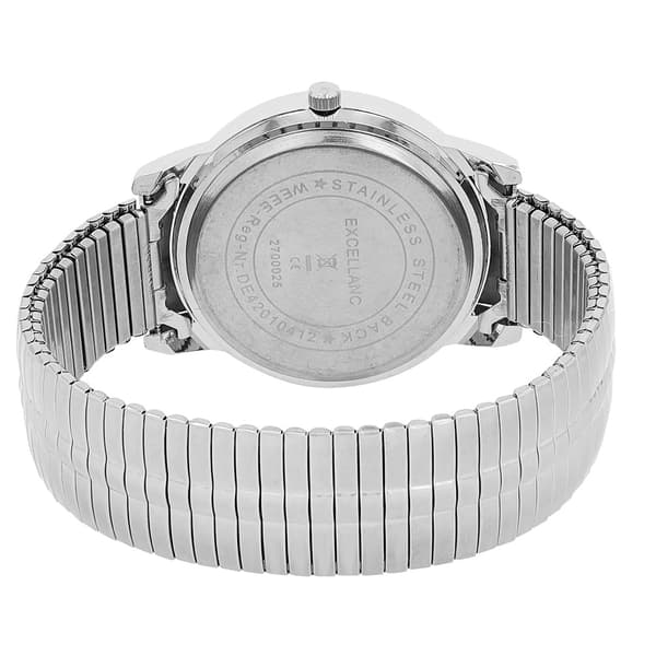 Excellanc Herreur med stållænke / Armbåndsur / Ur – Sølv/sort