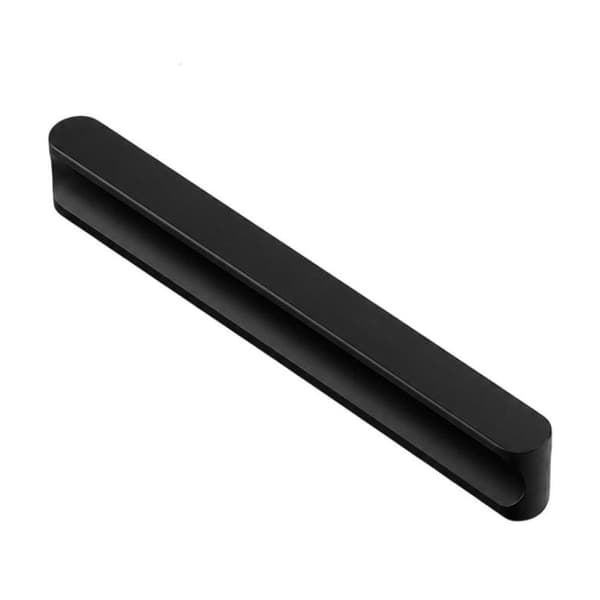 Aluminiumsgreb til garderobedør, 11 cm – Svart / Møbelgreb / Skabsgreb