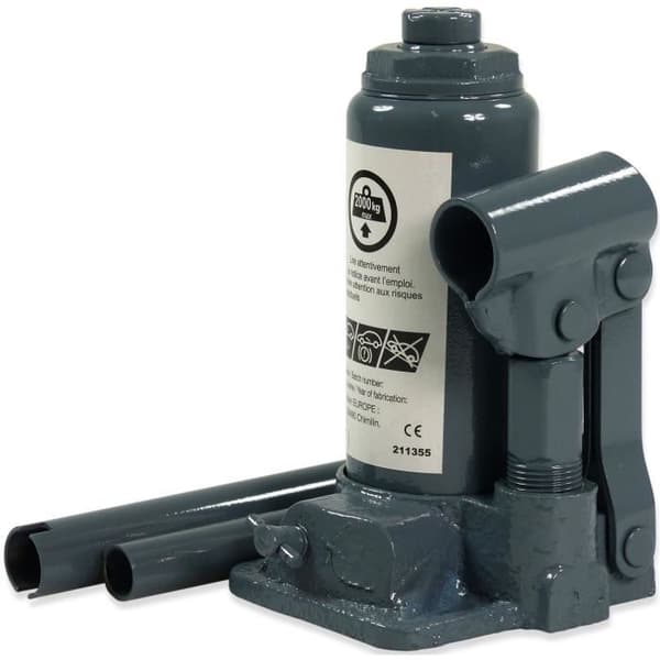 2T hydraulisk flaskdomkraft - PRECISIONSSTÅL