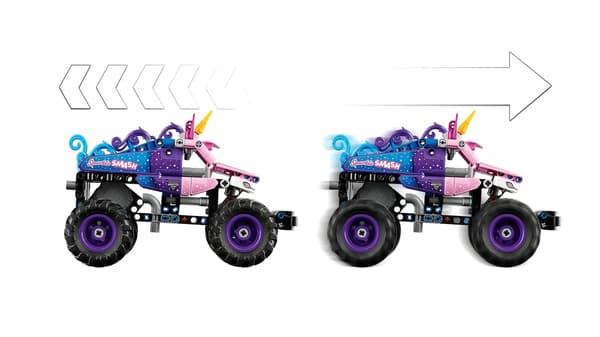 LEGO TECHNIC 42220 Monster Jam Sparkle Smash Dragbil