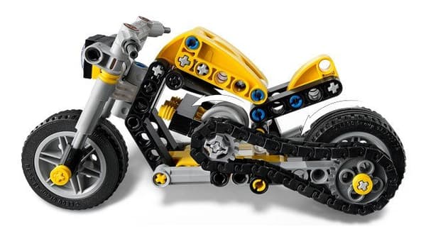 LEGO TECHNIC 42225 Gul Motorcykel