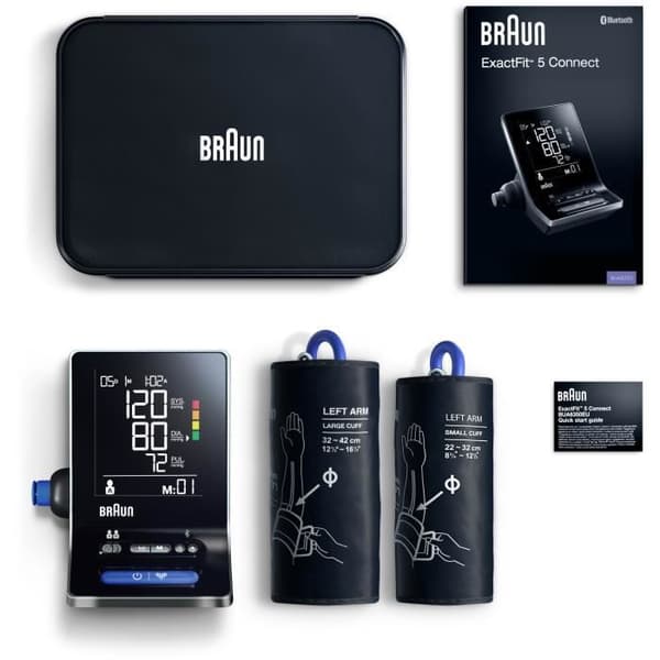 Braun Blodtrycksmätare ExactFit™ 5 Connect Smart Blodtrycksmätare - BUA6350EU